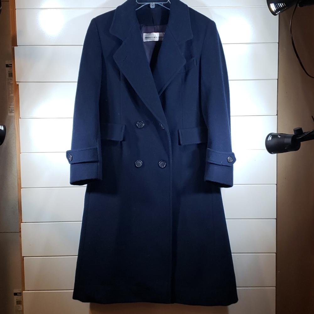 Vintage Dillard's Preston & York wool pea coat